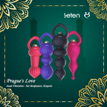 Leten Prague's Love Anal Beads Vibrator, Four Levels
