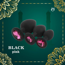 Jeweled Dazzling Silicone Butt Plug Set (3 PIECES)