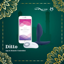 We Vibe Ditto App Vibrating Butt Plug, 3.5 Inch / 9 cm