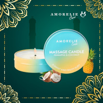 AMORELIE Care Massage Candle - Pineapple & Coconut 43ml
