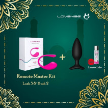 Remote Master Kit | Lovense Lush 3 + Hush 2 + free Lube