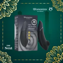 Womanizer Next 3D Pleasure Air Sucking Vibrator - Black