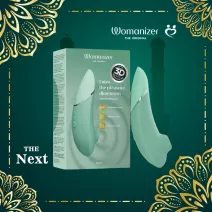 Womanizer Next 3D Pleasure Air Sucking Vibrator - Green