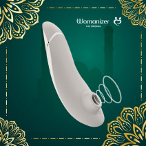 Womanizer Premium 2 Clitoris Sucking Stimulator - White