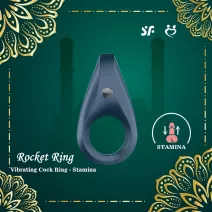 Satisfyer Rocket Ring Vibrating Cock Ring, Stamina Training