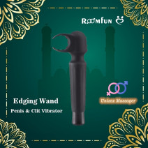 Edging Wand Vibrator for Man & Woman - Penis Clitoris Massager